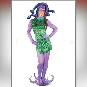 Monsters Inc. Celia costume. Worn once. Comes in original bagging.